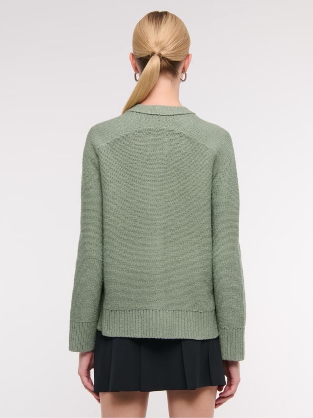 Abercrombie & Fitch Madeline Textured Crew Sweater - Picture 3 of 6